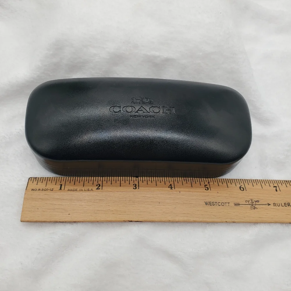 ♤♤ Coach Black Hard-shell Eyeglass Case 6